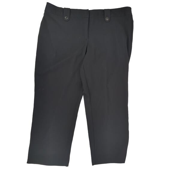 EUC JMS Dress Pants Ebony/Black Polyester Blend Womens 26WP Stretchy Flat - Picture 3 of 10